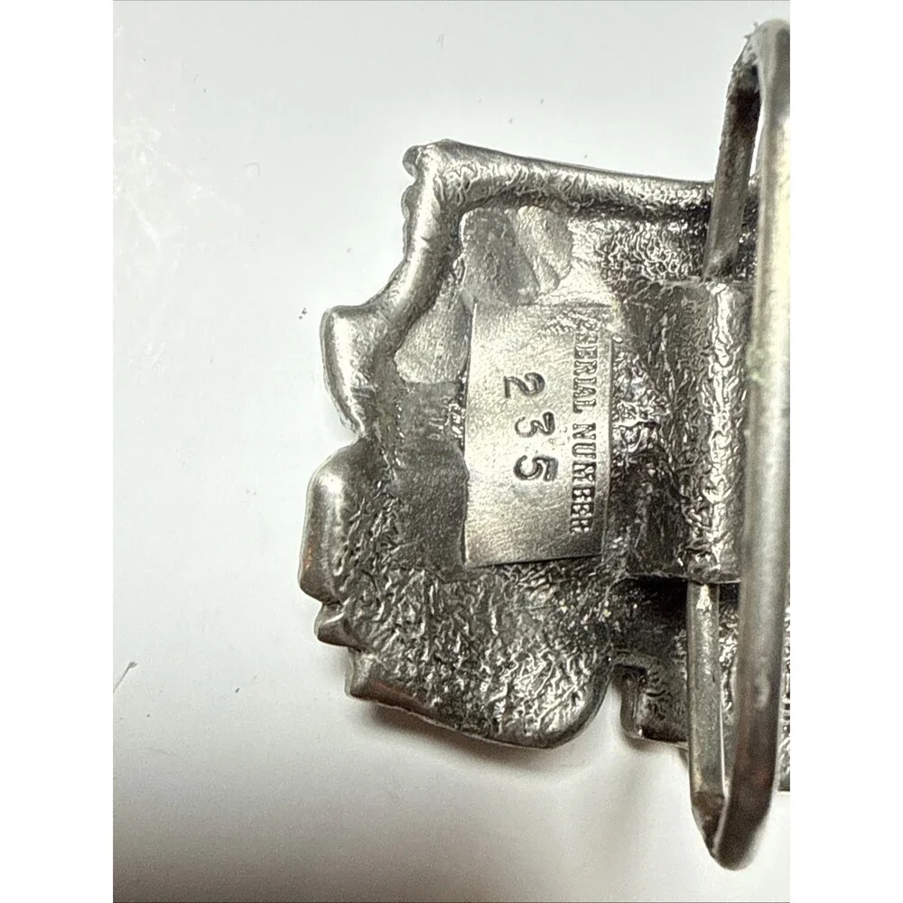 1980 American Buckle Co. Chicago Chevy Task Force/Holmes Twin Boom Wrecker Brass